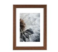 Cadre photo en plastique "Breeze", noisette, 15 x 20 cm