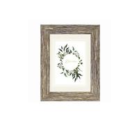 Cadre photo en plastique Chalet, marron-gris, 15 x 20 cm