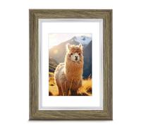 Cadre photo en plastique "Lima", olive, 15 x 20 cm