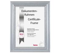 Cadre photo en plastique ""Lobby"", argenté, 21 x 29,7 cm