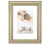 Cadre photo en plastique "Lobby", doré, 13 x 18 cm