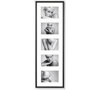 Cadre photo en plastique multi vues - Walther Galeria - 5 vues - 73 x 24 cm - Noir