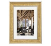 Cadre photo en plastique "Rustic", chêne, 20 x 30 cm