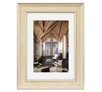 Cadre photo en plastique "Rustic", naturel, 15 x 20 cm