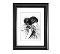 Cadre photo en plastique "Sofia", noir, 40 x 50 cm