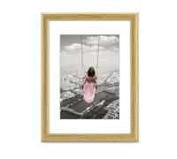 Cadre photo en plastique "Swing", nature, 13 x 18 cm