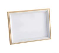 Cadre photo en résine avec panneau arrière en MDF pour affichage sur table ou mur, orientation horizontale et verticale, convient aux photos de 15,2 cm, 15,2 cm, 20,4 cm, 25,4 cm, décoration