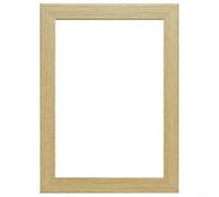 Cadre photo en verre acrylique avec des caractéristiques uniques pour des présentations créatives d'art et de photographie (chêne)