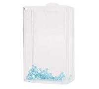 Cadre Photo Familial, Cadre Photo personnalisé avec Cadre Photo en Plastique et Paillettes de Taille Compacte 3 Pouces pour Photo (Flocon de neige bleu)