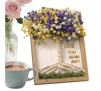 Cadre photo familial - Décoration en forme d'arbre pour la fête des mères, le salon | Pour la table de sa mère, le salon, l'étude, la chambre à coucher, la maison, le bureau, la fête