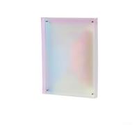 Cadre photo flottant en acrylique avec capacités de maintien horizontal et vertical avec design autonome (couleur :