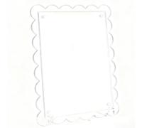 Cadre photo flottant en acrylique fluo de 17,8 cm, cadre en acrylique adapté pour afficher des photos dans plusieurs orientations (transparent)