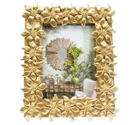 Cadre photo Flower fleurs dorées 21x26cm Kare Design