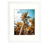 Cadre photo Frametory 11x14 avec passe-partout pour photo 8x10 - Moulure large en verre haute d finition - Mat riel de montage mural pr install