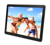 Cadre photo numérique YONIS Cadre Photo Full HD 15 Pouces Tft LED Lecteur Media 16 :9 Calendrier Réveil Noir