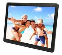 Cadre Photo Full HD 15 Pouces Tft LED Lecteur Media 16 :9 Calendrier Réveil Noir YONIS