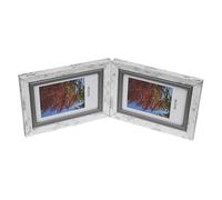 Cadre photo GALLERY FLASH 10x15cm DOUBLE horizontal/ horizontal BLANC