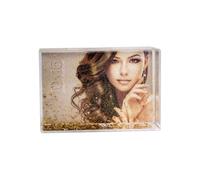 Cadre Photo Globe Rectangulaire ZEP MPN HONOLULU 10 x 15 cm Effet Or Neuf