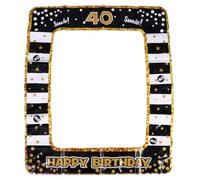 Cadre Photo Gonflable Anniversaire 40 en PVC pour Photobooth
