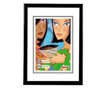 Cadre photo - HAMA - Madrid - Noir - Plastique - 13x18 cm