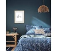 Cadre Photo Harry Potter 30x40cm avec Passe Partout Tableau Bois Verre (CHENE CLAIR)