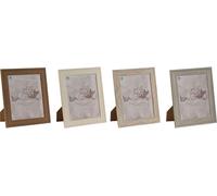 Cadre photo Home ESPRIT Marron Beige Crème naturelle Cristal polystyrène 26,2 x 1,6 x 31,2 cm
