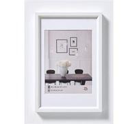 Cadre photo imitation acier Steel Style - 10 x 15 cm - Blanc Blanc G