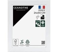 Cadre photo Karma blanc 24x30 cm CEANOTHE en bois reconstitué fsc Verre acrylique Incassable - Fabriqué en France Blanc G