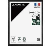 Cadre photo Karma noir 60x80 cm CEANOTHE en bois reconstitué fsc Verre acrylique Incassable - Fabriqué en France Noir G