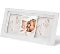 Cadre photo Kit d'empreintes pour bébé, empreinte de pied, pas de contact avec la peau, pour enfants de 0 à 12 mois