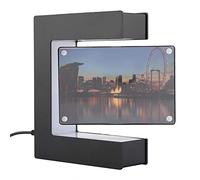 Cadre Photo LED à Lévitation Magnétique avec Rotation Douce et Éclairage Intégrée pour Décoration Intérieure Salon Bureau Cadeau Mariage Anniversaire Idéal pour Maison Appartement Bureau Hôtel Restaur