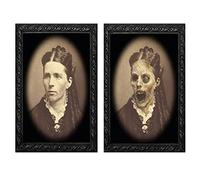 Cadre photo lenticulaire 3D changeant visage effrayant Portraits YrU208 (D, taille unique)