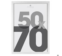 Cadre photo ""Lise"" blanc 50x70cm - Atmosphera createur d'interieur