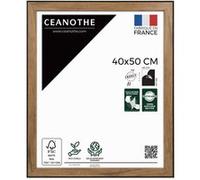 Ceanothe Cadre Photo 40x50 cm en Bois et Noir Convient au A3 Collection LOFT Verre Acrylique Incassable - Fabriqué en France
