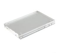 Cadre photo magnétique en acrylique transparent avec 8 + 8 mm d'épaisseur pour un affichage sûr, robuste et pratique de photos ou d'affiches (10 x 15 cm)