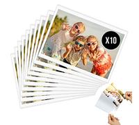 Cadre Photo Magnétique Frigo 10 X 15 cm (Lot de 10) - Magnet Aimant Réfrigérateur - Décoration Porte Photo à Pochette Transparente - Affichage Photographie Famille Enfant Ecole (Format Photo A6)