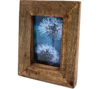 Cadre photo Mango à poser ou à suspendre - pour 10 x 15 cm - Cadre photo en bois rectangulaire pour photos au format vertical