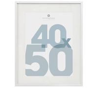 Cadre photo ""Manu"" blanc 40x50cm - Atmosphera createur d'interieur