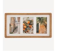Atmosphera Pêle-mêle 3 photos en bois Milea 40 cm Naturel
