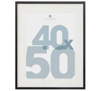 Cadre photo ""Manu"" noir 40x50cm - Atmosphera createur d'interieur