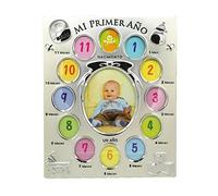 Cadre photo métallique pour enfant en aluminium pour bébé, baptême et communion Multimarcos Naissance