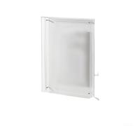 Cadre photo moderne flottant en acrylique avec double orientation pour photos horizontales et verticales, design autonome, parfait pour la maison, le bureau ou les affichages (transparent)