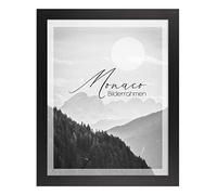 Cadre Photo MONACO 30x84 cm Noir texturé - Couleur