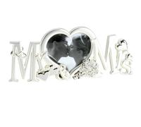 Cadre Photo 'Mr & Mrs' Plaqué Argent
