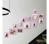Cadre photo multiple, cadres photo muraux, ensemble de cadres photo muraux, cadre photo mural, vous pouvez changer votre propre photo, verticalement ou horizontalement, pour accrocher au mur ou sur un