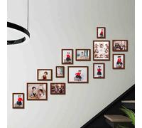 Cadre photo multiple, cadres photo muraux, ensemble de cadres photo muraux, cadre photo mural, vous pouvez changer votre propre photo, verticalement ou horizontalement, pour accrocher au mur ou sur un