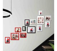 Cadre photo multiple, cadres photo muraux, ensemble de cadres photo muraux, cadre photo mural, vous pouvez changer votre propre photo, verticalement ou horizontalement, pour accrocher au mur ou sur un