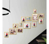 Cadre photo multiple, cadres photo muraux, ensemble de cadres photo muraux, cadre photo mural, vous pouvez changer votre propre photo, verticalement ou horizontalement, pour accrocher au mur ou sur un