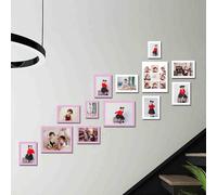Cadre photo multiple, cadres photo muraux, ensemble de cadres photo muraux, cadre photo mural, vous pouvez changer votre propre photo, verticalement ou horizontalement, pour accrocher au mur ou sur un