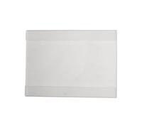 Cadre photo mural en acrylique sans perforation et porte-étiquette pour utilisation sur le marché, design transparent pour afficher des informations sur le produit et la publicité (style horizontal A5